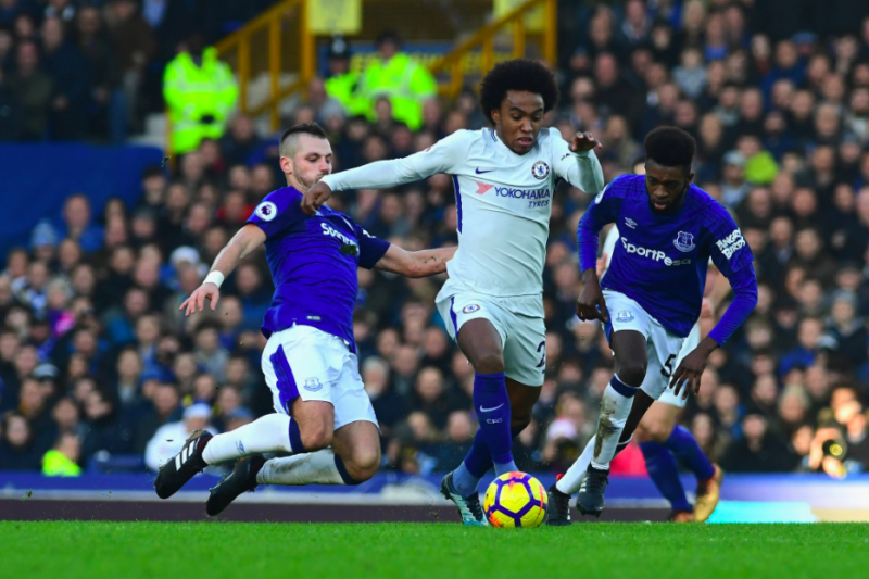 Willian has only scored two goals in 19 Premier League appearances this season.