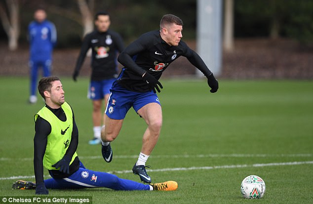 Ross Barkley trains ahead of possible debut against Arsenal in Carabao Cup
