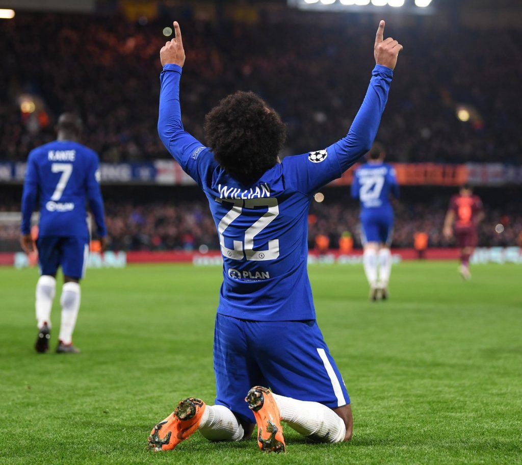 Chelseas Most Complete Player Chelsea Fans Idolize Willian After Blistering Performance