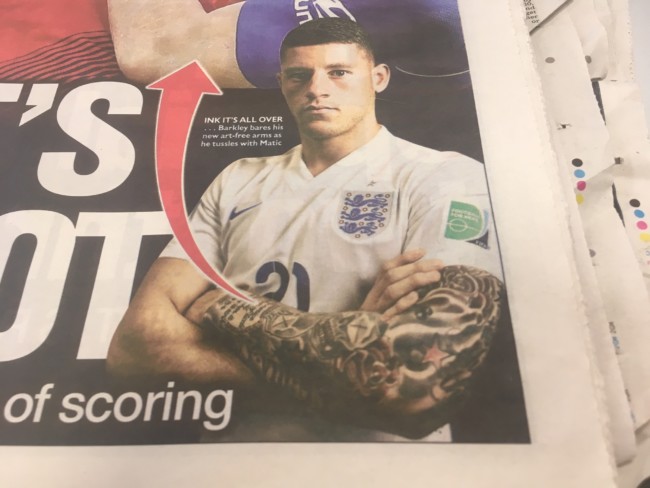 Ross Barkley reveals why his tattoos were removed » Chelsea News