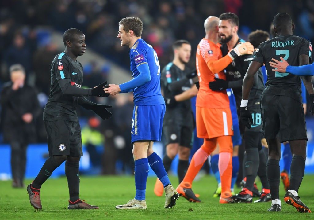 The hilarious conversation between Jamie Vardy and N'Golo Kante after Chelsea played Leicester » Chelsea News