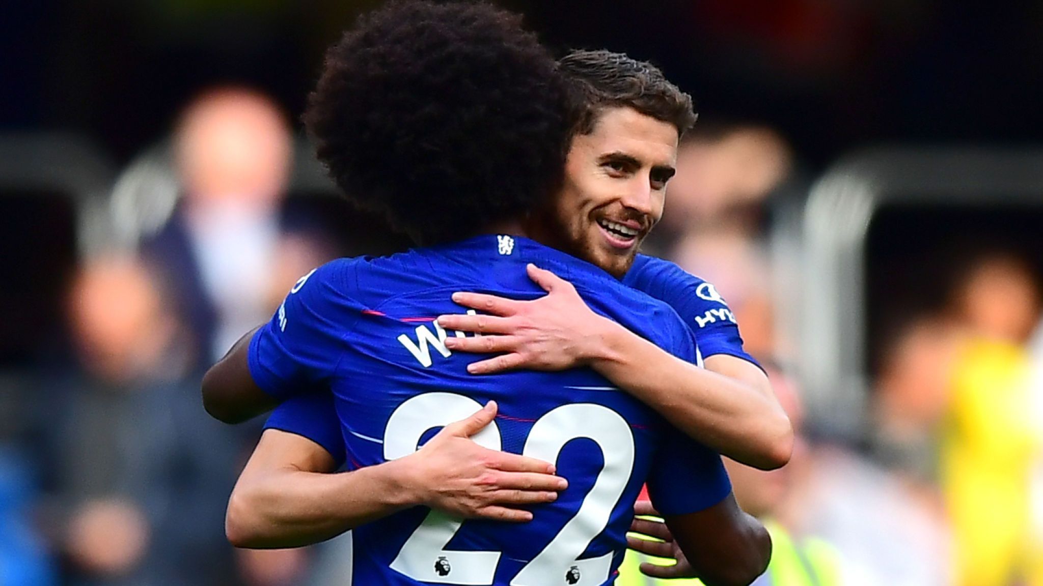 Image): Willian calls Jorginho "my captain" after another win for ...