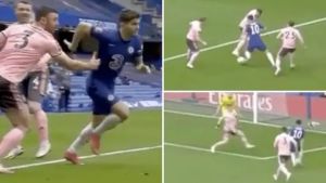 (Video): Billy Gilmour's reaction to wild Pulisic skill ...