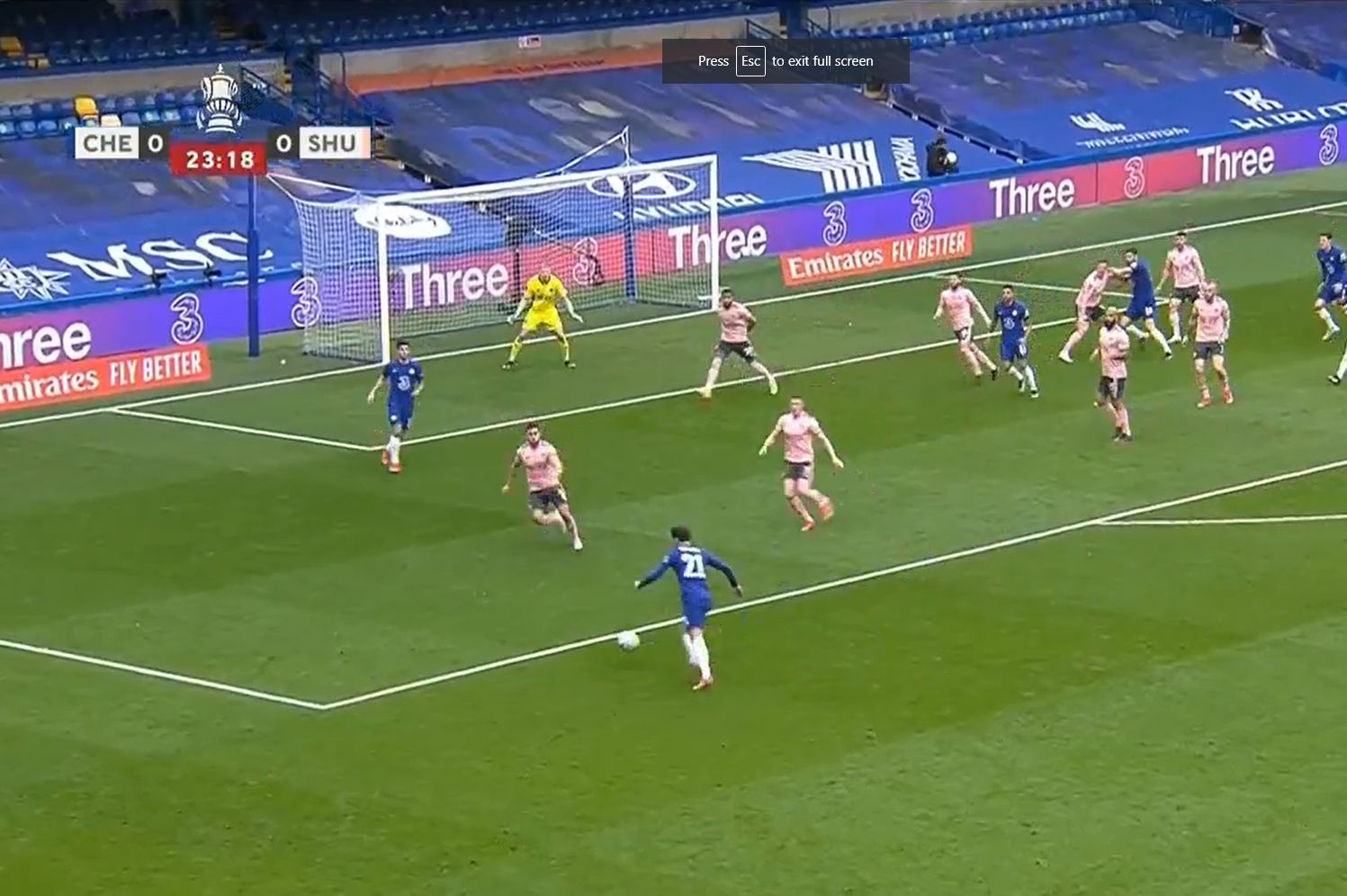 (Video): Chelsea lead thanks to own goal from Chilwell ...