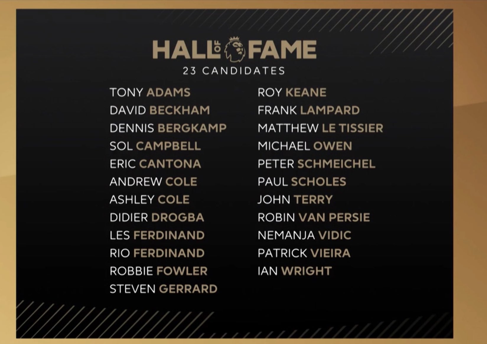 VOTE: Four Chelsea legends shortlisted for inaugural Premier League Hall of  Fame class - We Ain't Got No History