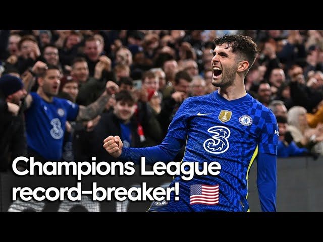 Video Christian Pulisic S Record Breaking Goals In The Champions League Chelsea Clique