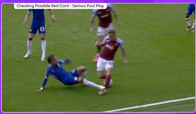 (Video): Malo Gusto given Chelsea red for heavy tackle » Chelsea News