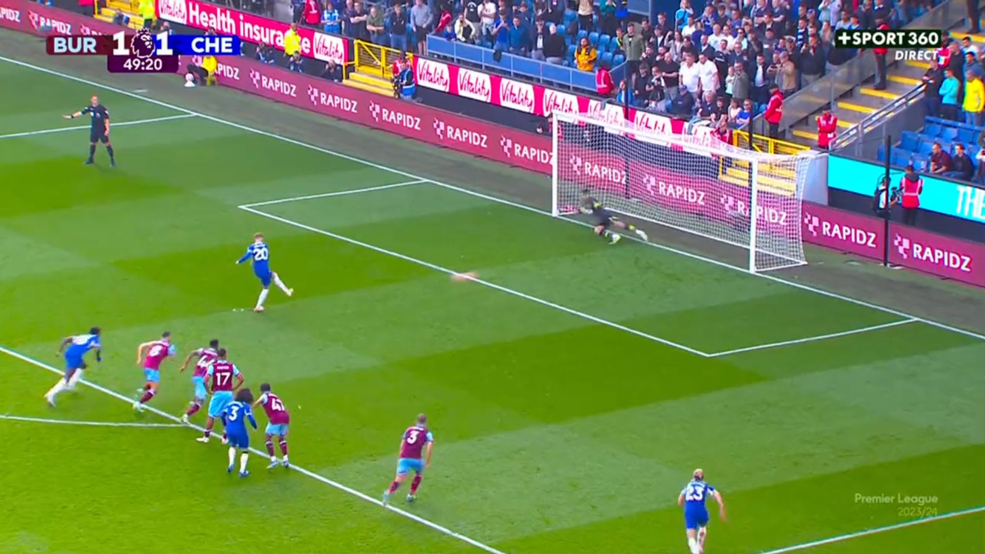 (Video): Chelsea Lead At Burnley After Cole Palmer's First Blues Goal ...